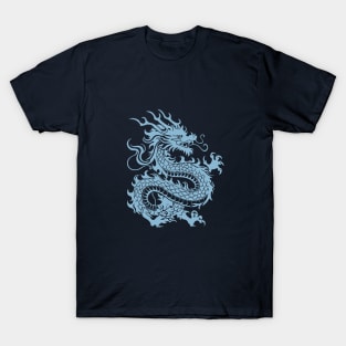 Powder Blue Dragon T-Shirt